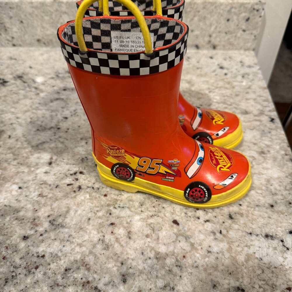 Disney Cars Rainboots - only gently used; soles like new
